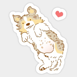 Puppy Belly Sticker